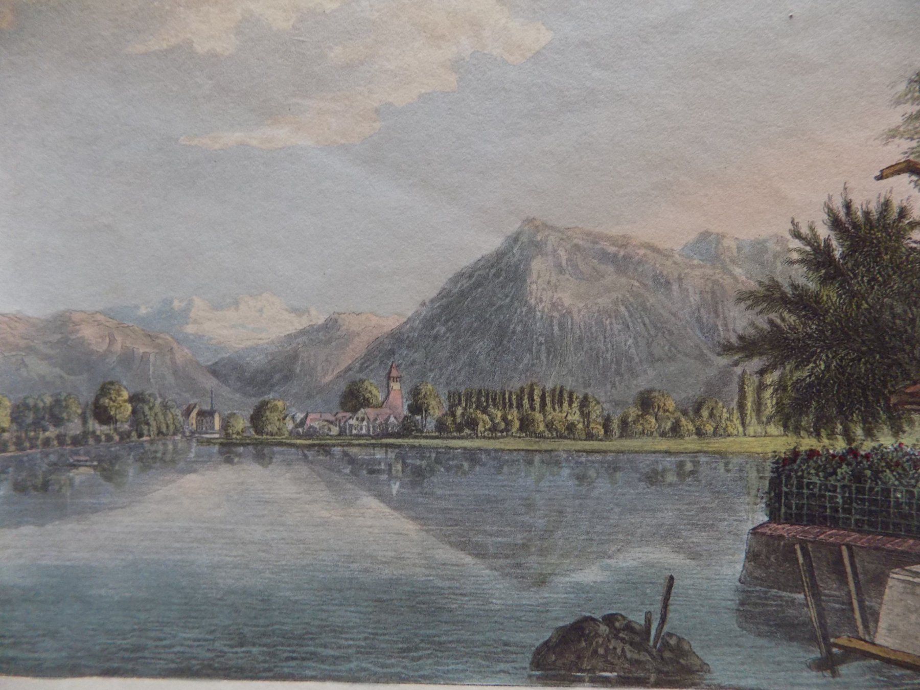 Stiche: View on the lake of Thun – Gebraucht aus Risch von Rischli15 1