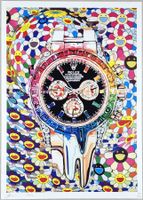 Death NYC Ltd Ed Pop Art Druck " Murakami Diamond Rolex