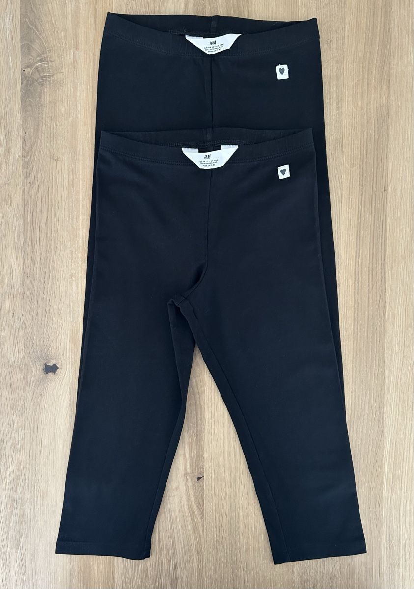 H&M Collant & Leggings: 3/4 Leggins Gr.128 schwarz – Usato da Naters venduto da Gemschhtte