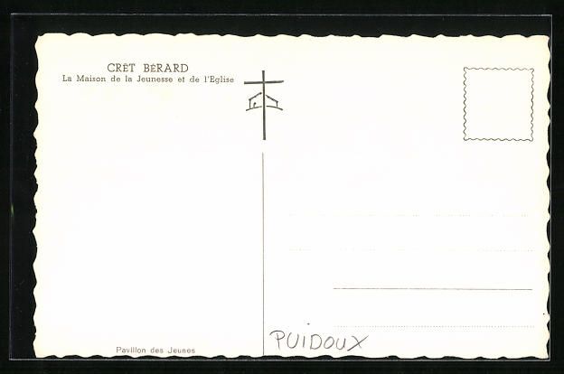Cartoline postali: Puidoux, Crêt Bérard, La Maison de la  – Usato da Berlin venduto da bartko-reher 1