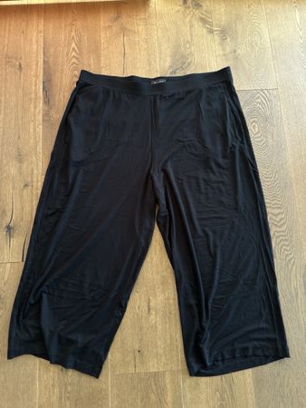 Schwarze Sommerhose Bloom Darling/Street One, Gr. 46/22