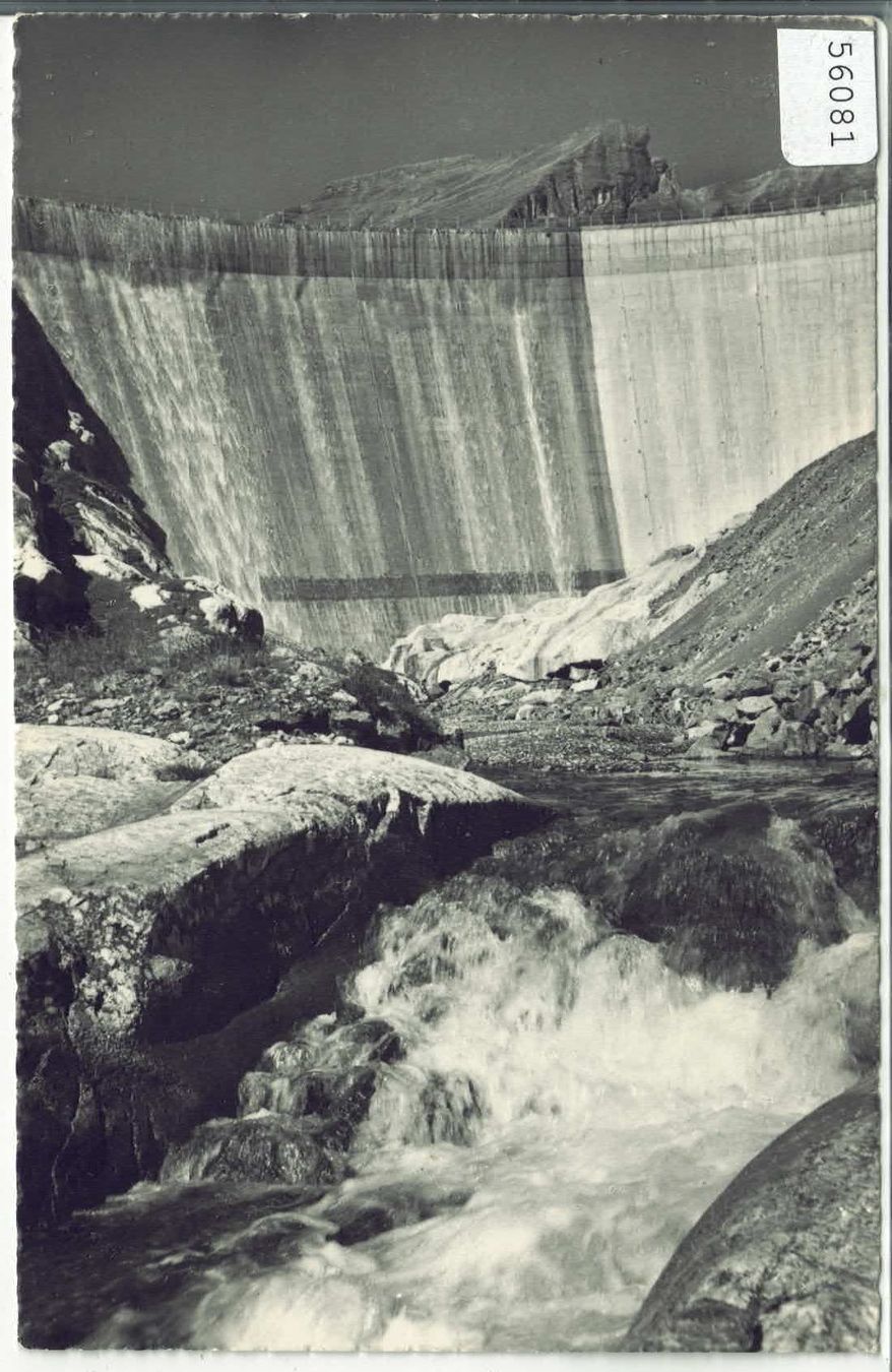 Ansichtskarten: Barrage du Vieil Emosson, le deversoir – Gebraucht aus Ettingen von Kartenplanet