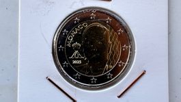 2 Euro Münze Monaco 2025