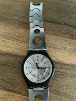 Swatch Uhr, Metallarmband, Vintage, Rarität