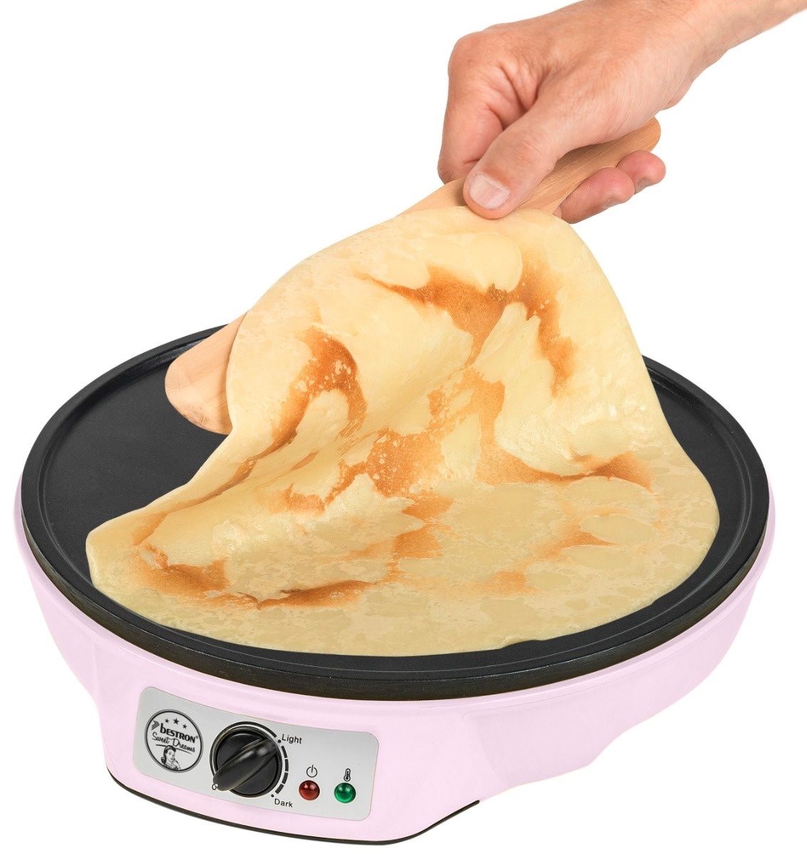Küchengeräte: Crêpemaker, Crêpes-Maschine, Crepe maker, pink – Neu und originalverpackt aus Schaffhausen von Spezialist 3