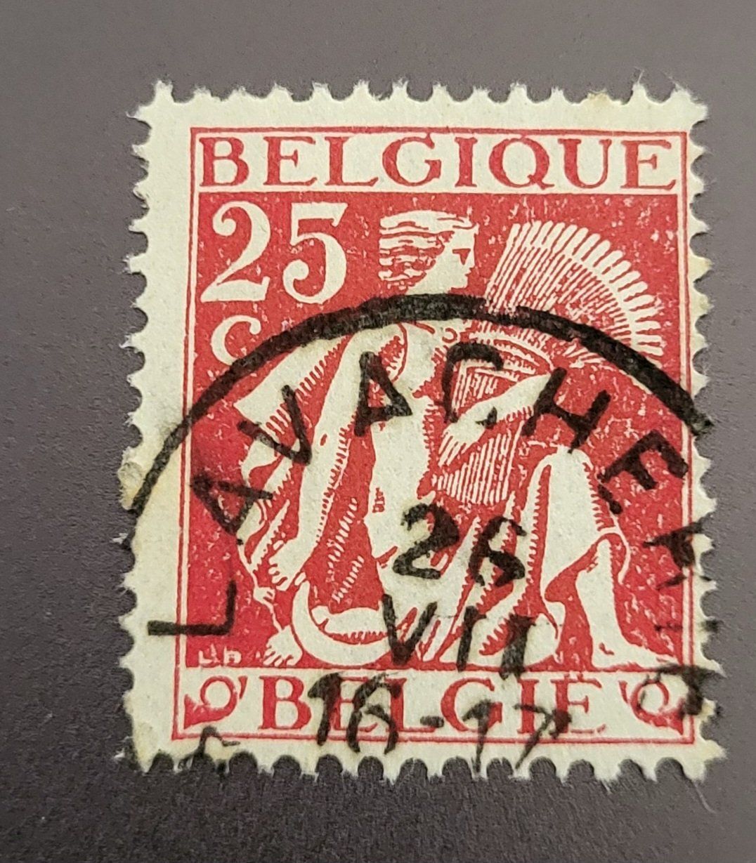 Alle Briefmarken: Belgien alte briefmarke – Gebraucht aus St Gallen von Stampsalshobby