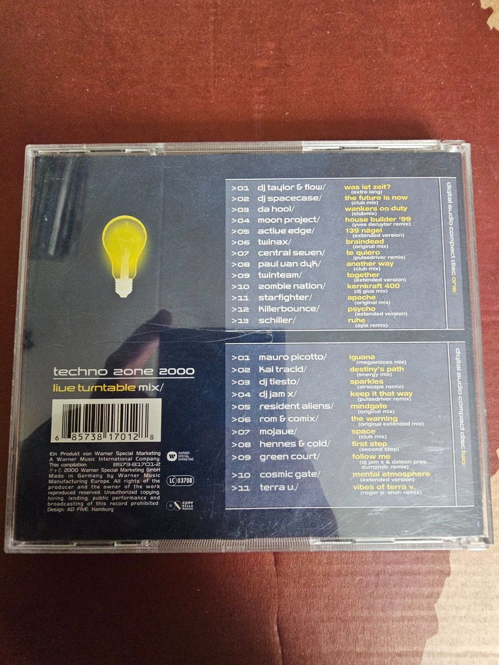 CDs: 2 CD - Techno Zone 2000 (Mixed, Trance, Techno, 2000) – D'occasion à Biberist par Foolio0 1