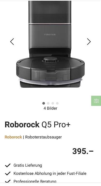 Aspirateurs & Accessoires: Saugroboter mit Wischfunktion, Roborock W5 Pro+ – D'occasion à St. Gallen par Raf145 2