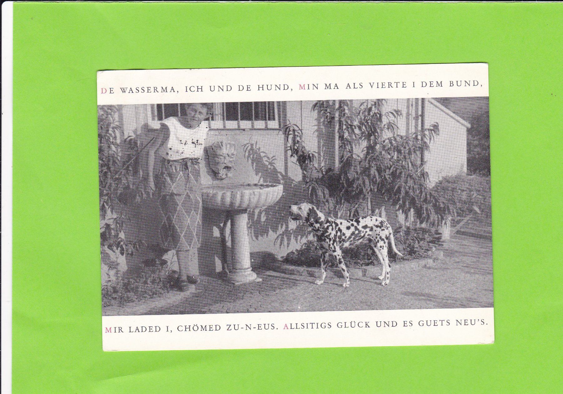 Cartoline postali: Neujahrskarte 1955 ab Islikon – Usato da St. Peterzell venduto da neckertal