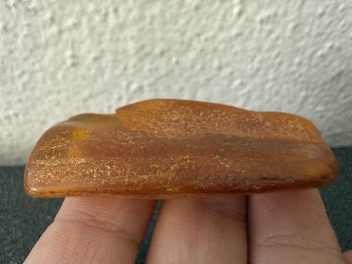 Ciondoli: Anhänger Roher Bernstein mit Loch, 7.1g – Usato da Lamone venduto da LaCantinaMagica 4