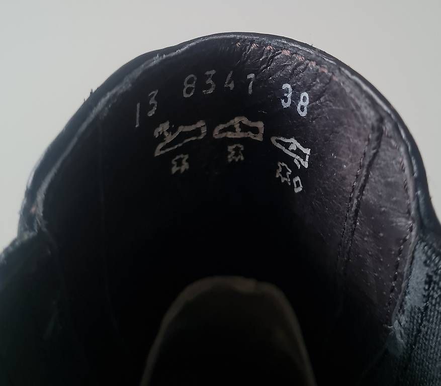 Damenschuhe: Lederstiefelette,  schwarz,  Gr. 38, Blockabsatz – Gebraucht aus Kreuzlingen von vir_thb7 4
