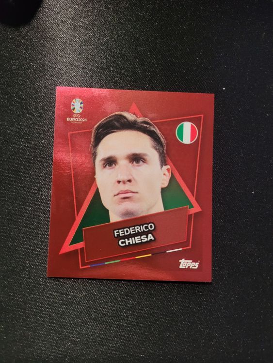 Carte à Collectionner Federico Chiesa Topps My Journey SGC 10/49 - Juventus, Série A 2021-22, Notée Parfaite