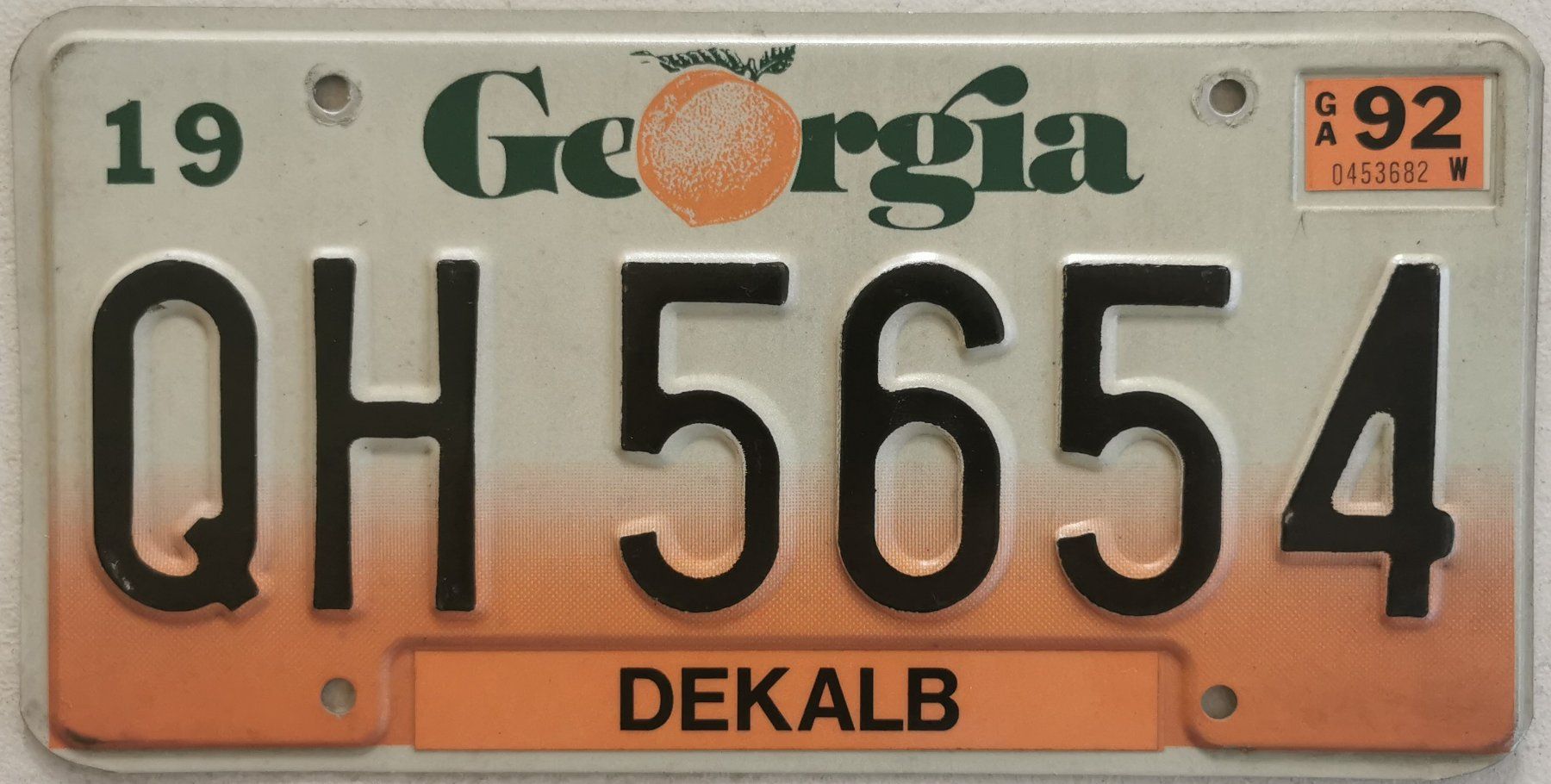 Schilder: USA Licence Plate Georgia – Gebraucht aus Tägerwilen von Schildi05