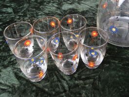 60ER JAHRE SCHNAPSGLAS SET