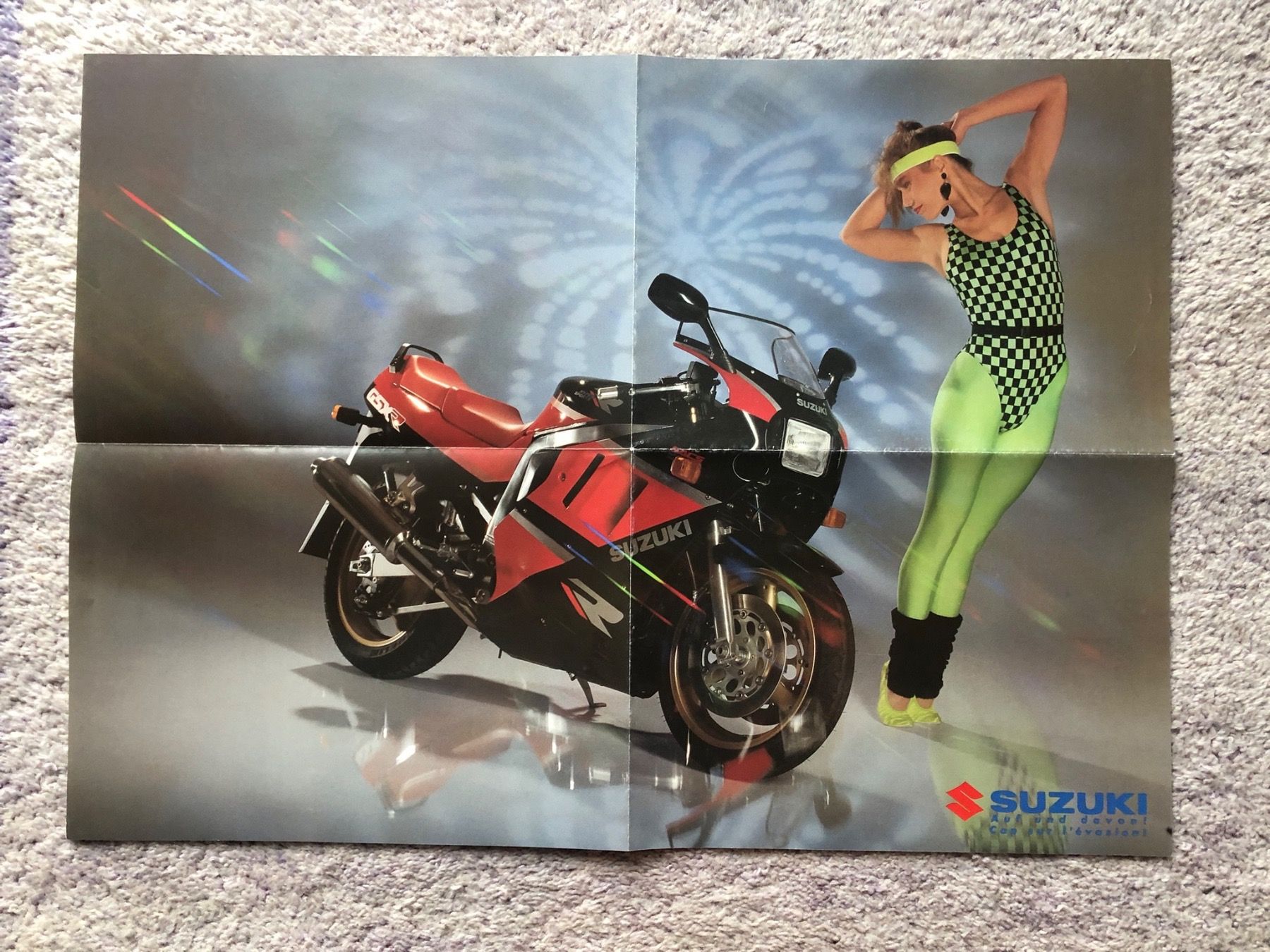 Suzuki Strada: Suzuki GSXR poster-prospectus – Usato da Morrens VD venduto da kawah2