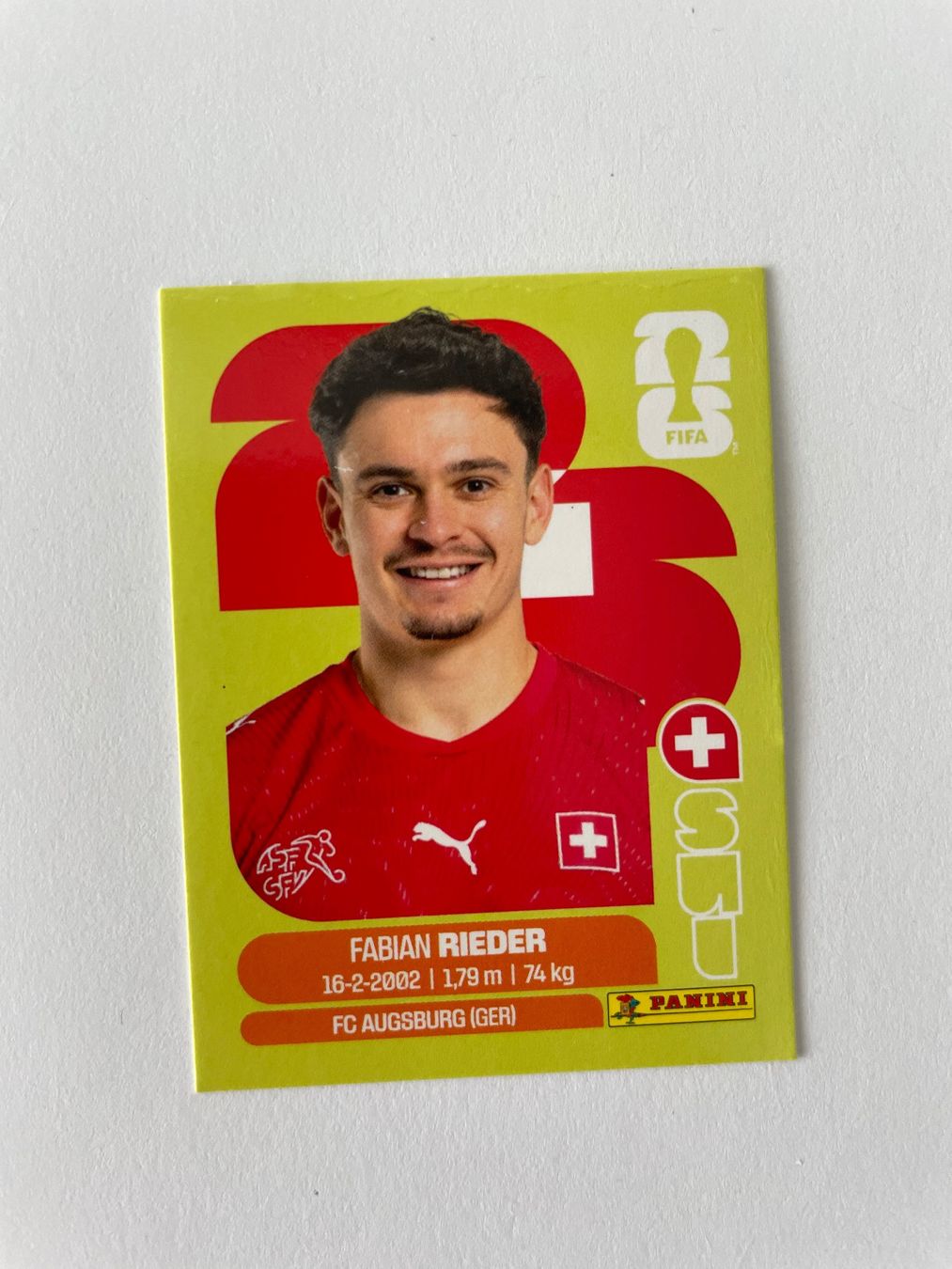 Panini Carte collezionabili: Panini WC 2026 SUI 12 Rieder – Nuovo e nell'imballaggio originale da Aesch ZH venduto da lawas