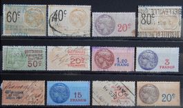 Frankreich Lot mit alten Werten XXV