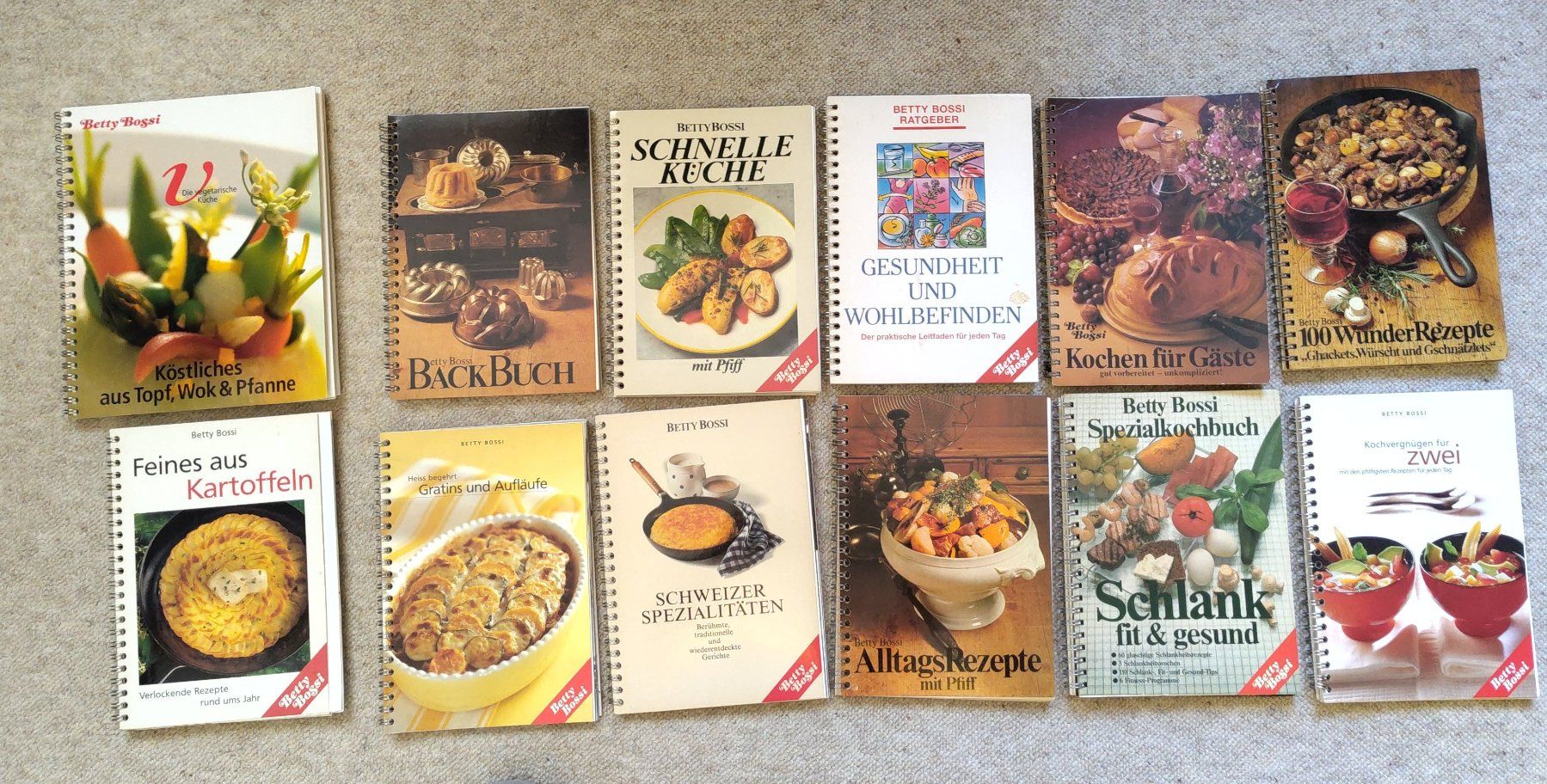 Libri: 12 x Betty Bossi Kochbücher – Usato da Embrach venduto da Miman