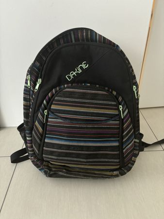 DAKINE Rucksack/ Schultasche gestreift schwarz farbig