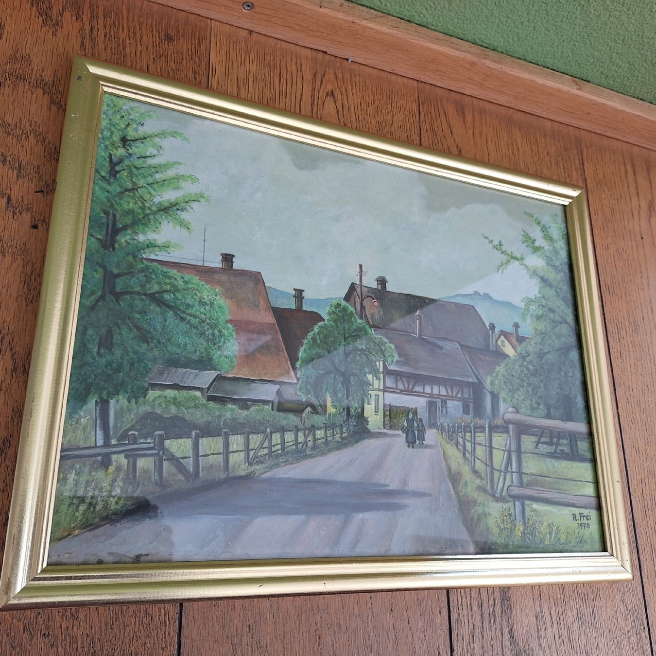 Foto & Immagini: Schönes Bild, Dorf, Häuser, R. Frei 1978 – Usato da Winterthur venduto da Goldpipau 4