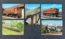 5 Stk Lok Postkarten Be 4/6, C5/6, Ae 3/6, Re 4/4, Ae 8/14