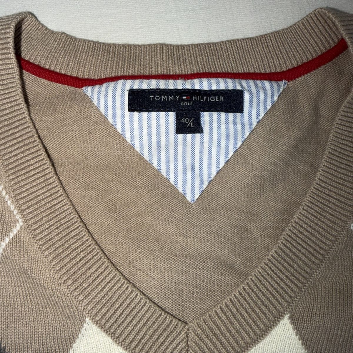 Tommy Hilfiger Maglioni & Felpe: Tommy Hilfiger Golf Pulli Argyle, Grösse L, Top Zustand! – Usato da St. Gallen venduto da Lxra145 1