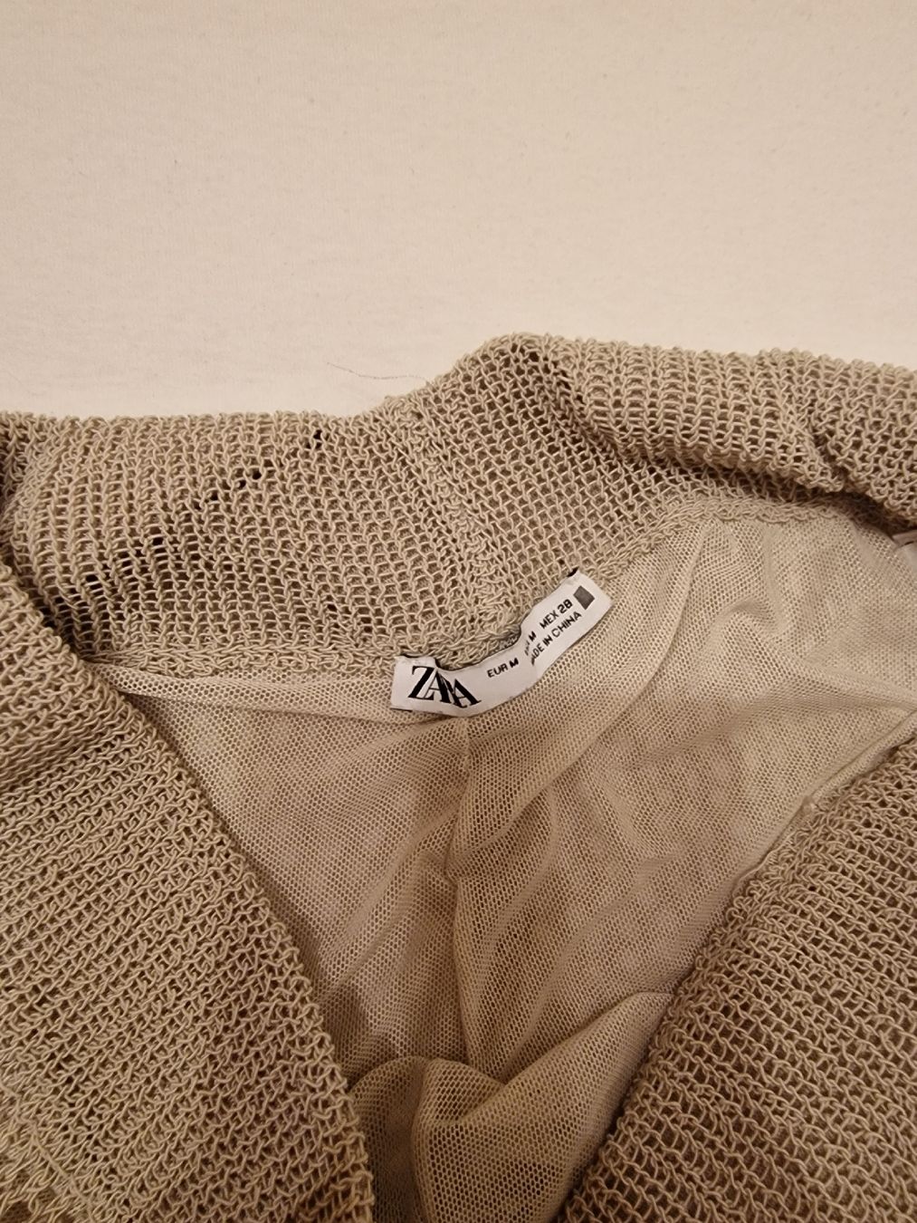 Zara Pantaloni: Zara Strickhose Beige – Nuovo (secondo la descrizione) da Winterthur venduto da Winti1993 1