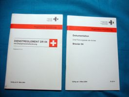 Reglement Brevier 04 & Dienstreglement 04 Militär neuwertig