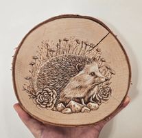 Brandmalerei Igel