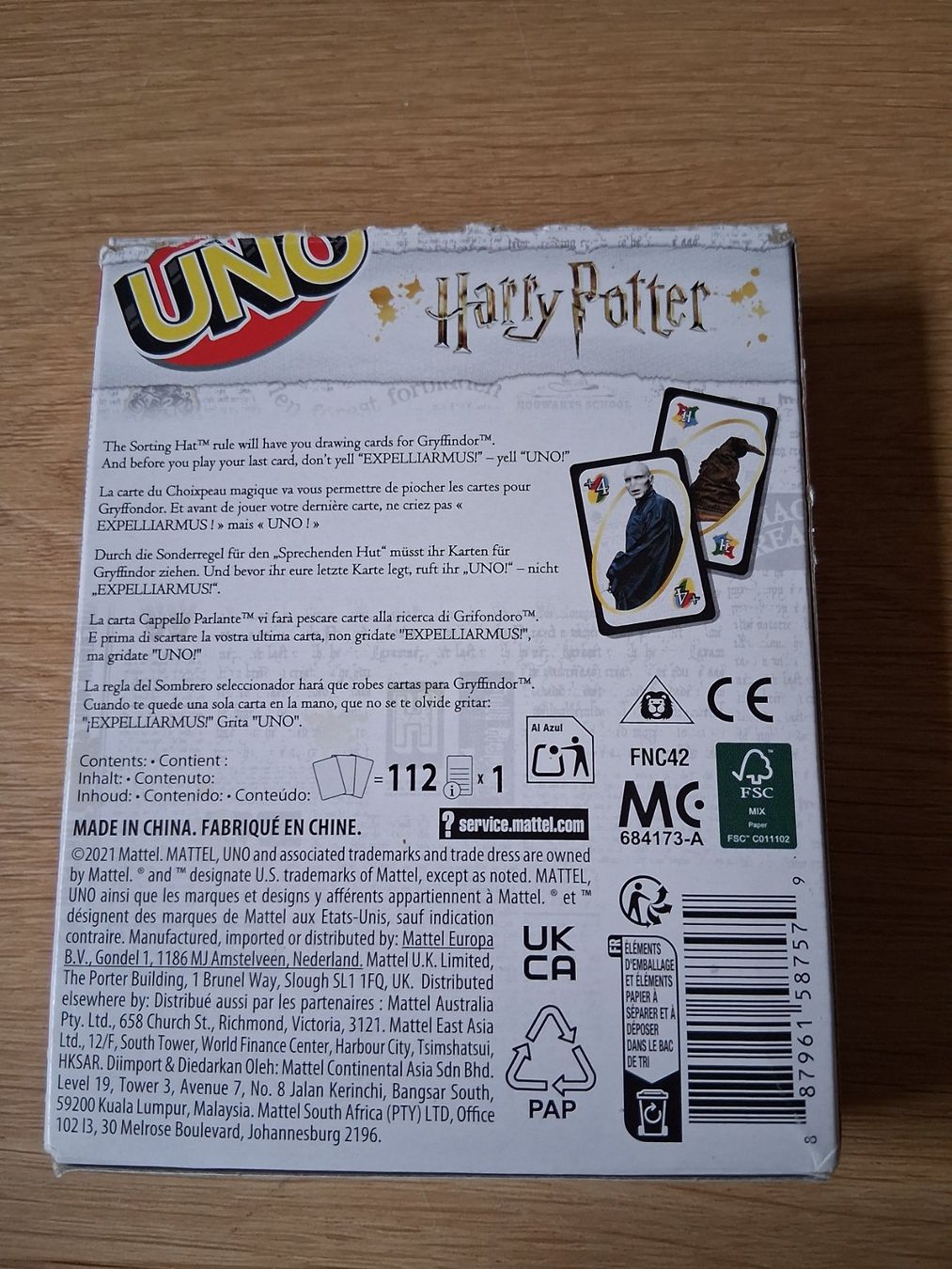 Mattel Spiele: harry potter uno – Neu und originalverpackt aus Lengnau AG von Nathi88 1
