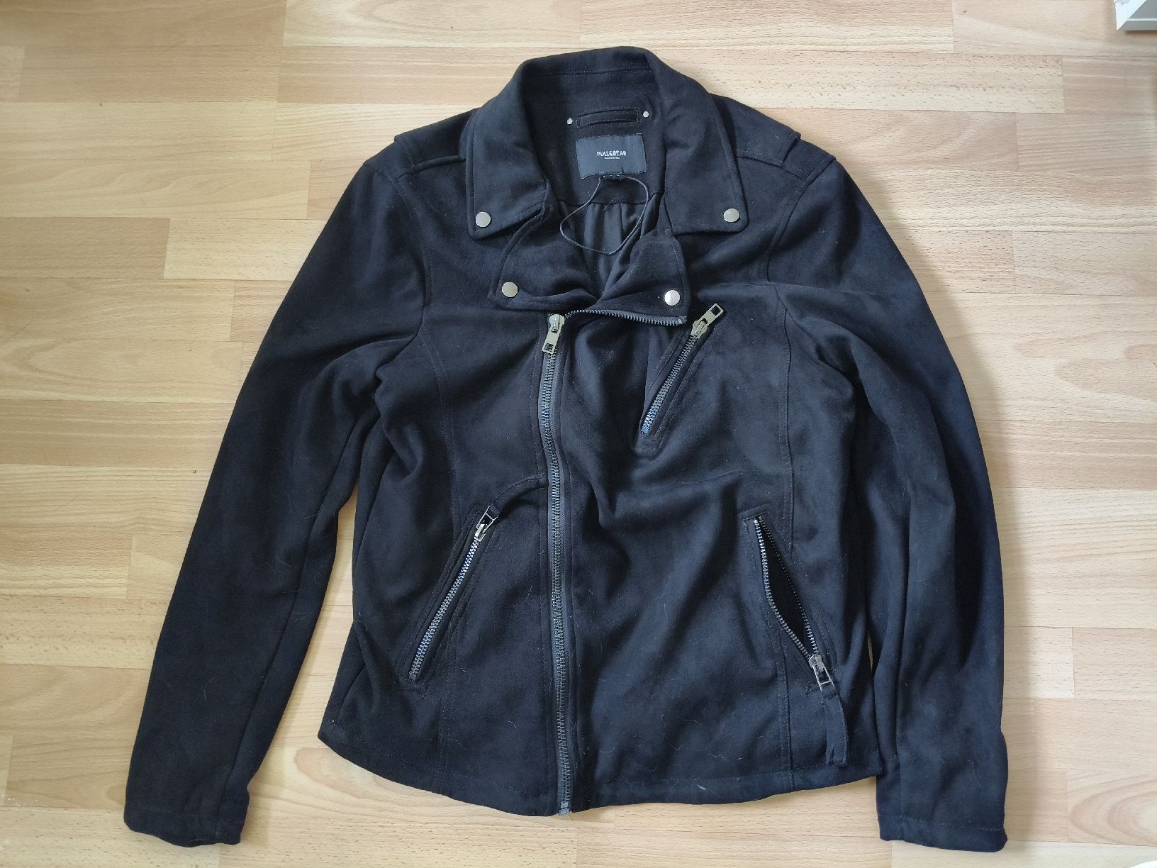 Pull&Bear Giacche: Veste noire style Daim Perfecto Pull&Bear taille L  – Usato da Crassier venduto da Sodomaniak
