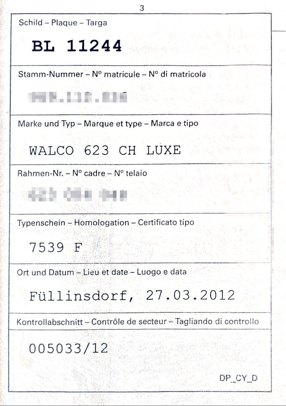 Ciclomotori: WALCO 623 CH Luxe (Sachs, Hercules, DKW) – Usato da Reinach BL venduto da Mr.Kitchentiger 4