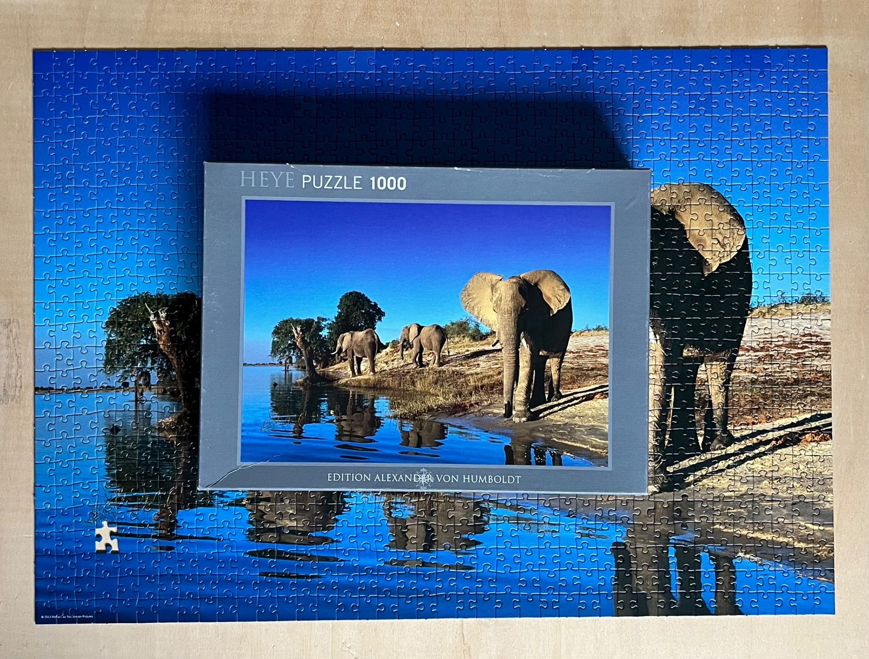 Heye Puzzle: 1000er Puzzle Heye - Elefanten – Usato da Küssnacht am Rigi venduto da lera128