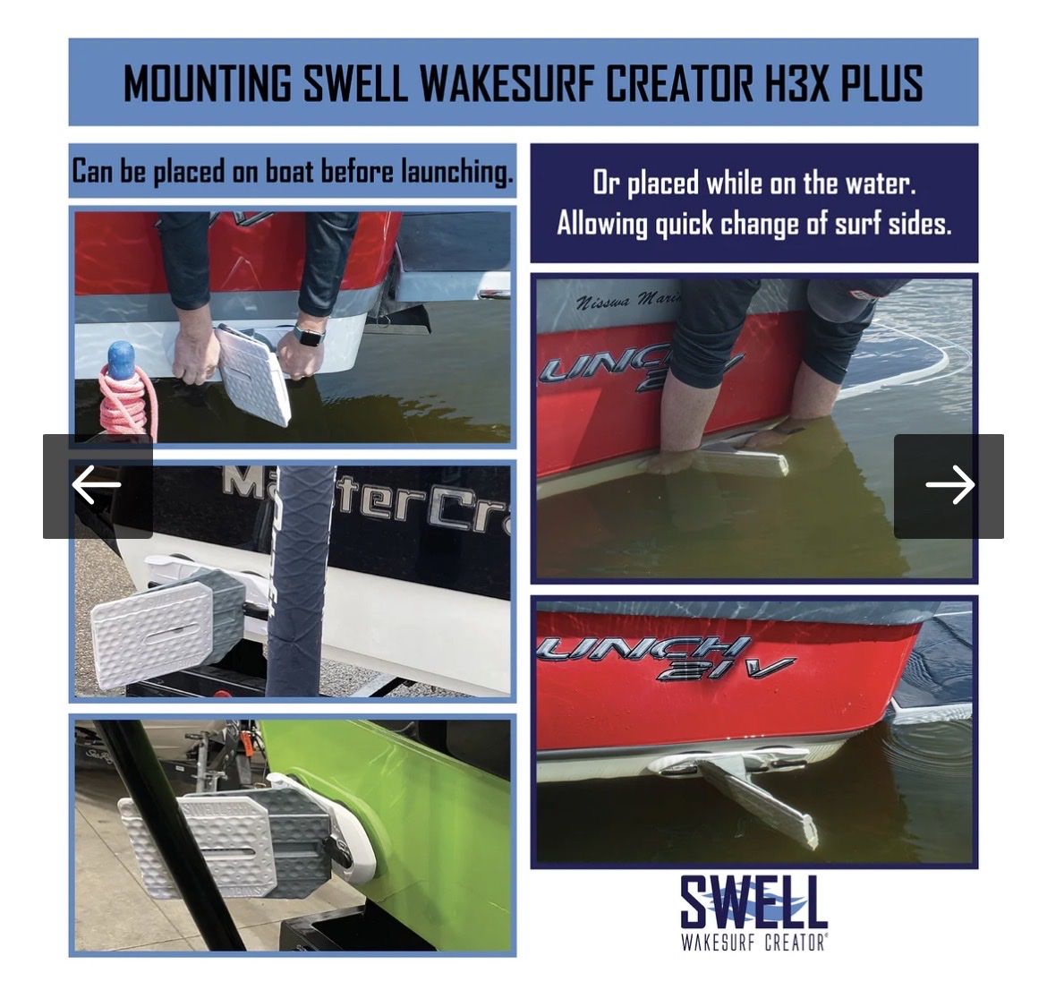Surfboards & Schwimmbrette: Wakesurf Swellwake – Neu (gemäss Beschreibung) aus Boudry von martin8mum 4
