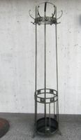 Antike Jugendstil Garderobe, Schirmständer, Schmiedeeisen