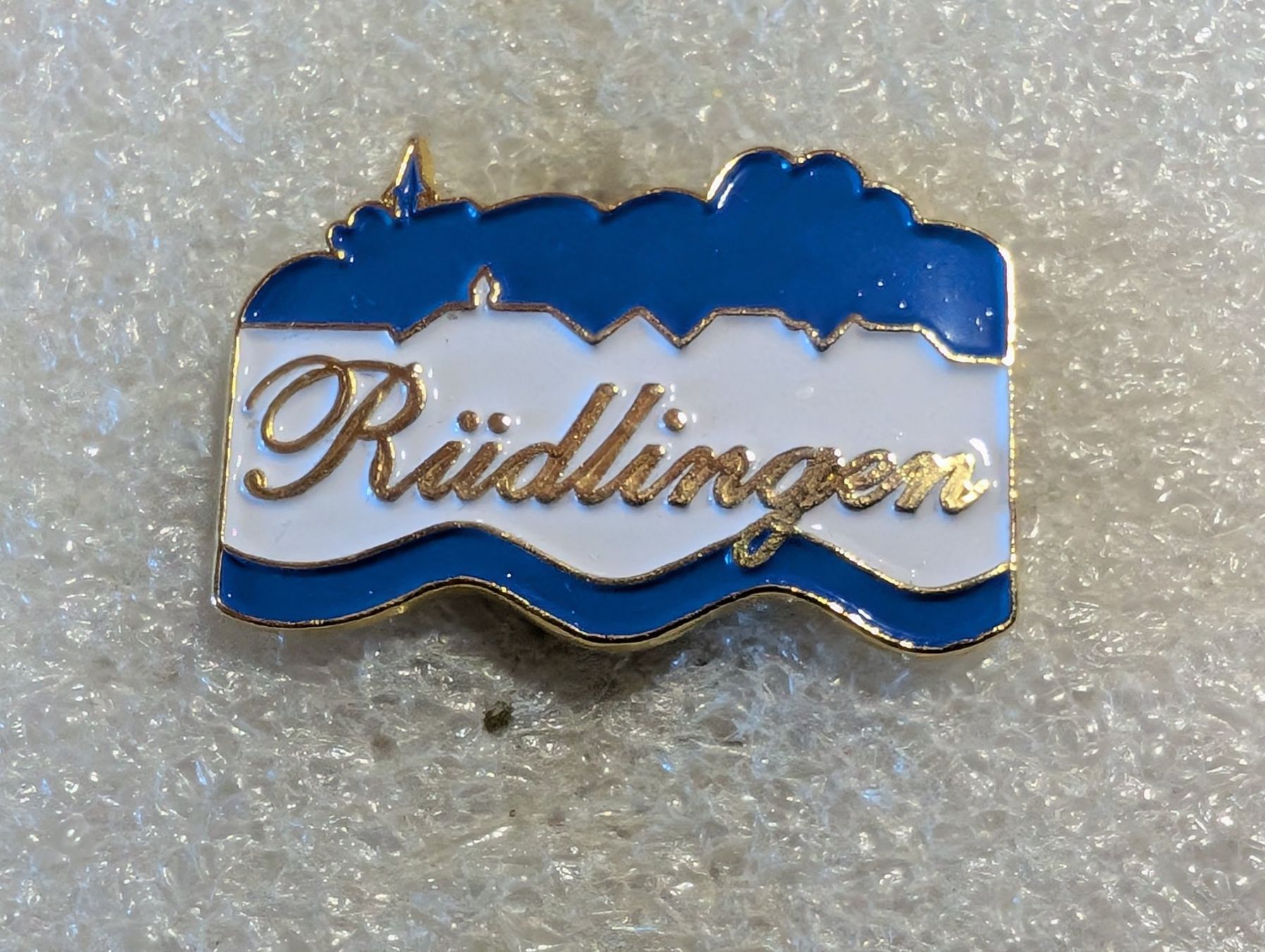 Placchette & Badge: Ansteckpin 93: Rüdlingen – Usato da Oppligen venduto da Pin-Fall-Shop