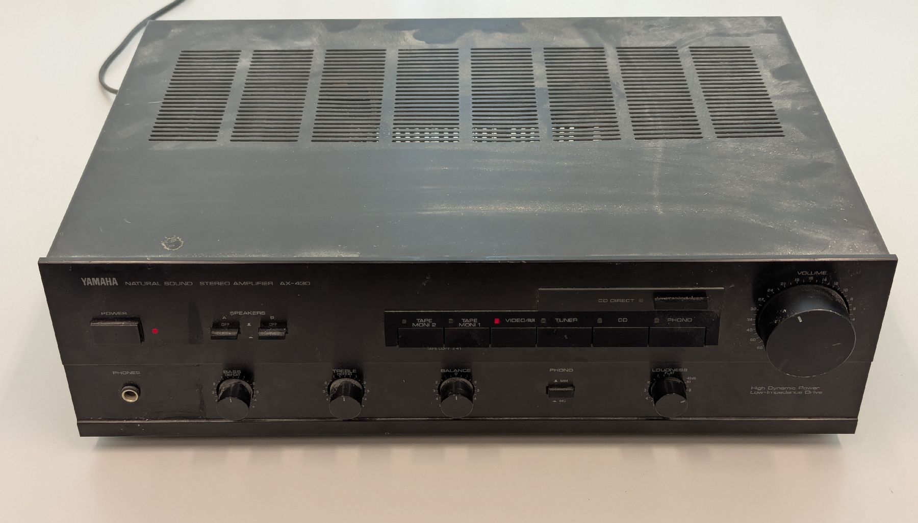 Yamaha Amplificatori: Yamaha AX-430 Stereo Integrated Amplifier  – Usato da Zürich venduto da pointedarch