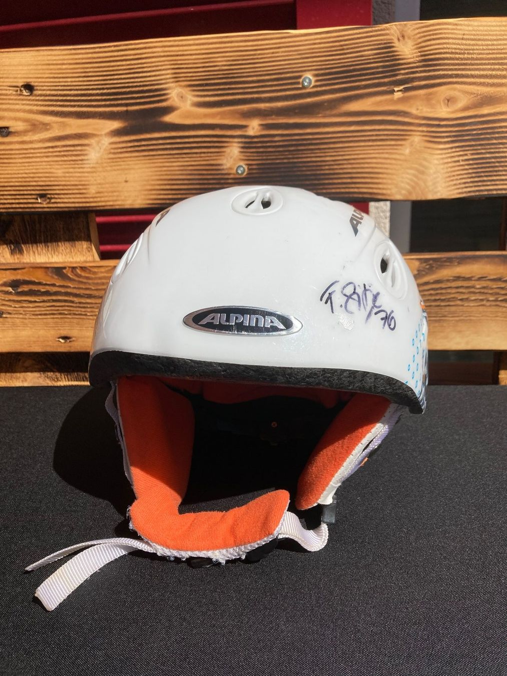 Alpina Caschi: Kinder Skihelm Alpina weiss – Usato da Deitingen venduto da Calimi 1