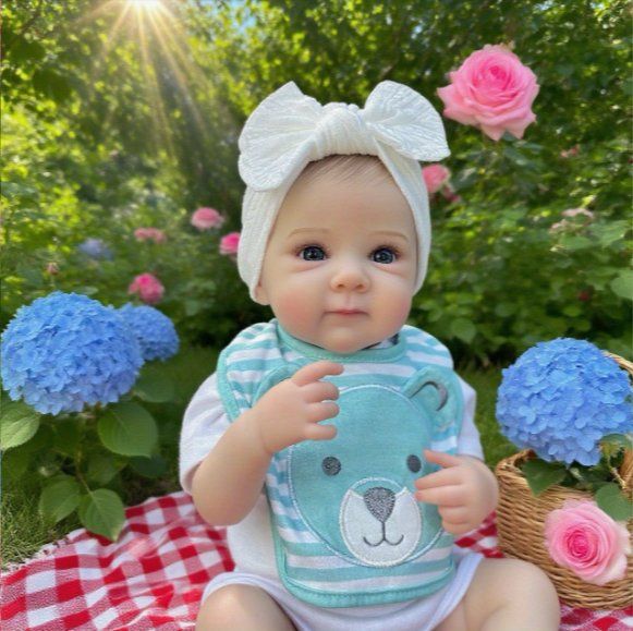 Bambole: Reborn Baby Puppe, lebensecht Mädchen – Nuovo e nell'imballaggio originale da Amriswil venduto da Ravinvida 1