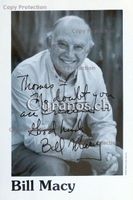 Bill Macy (1922-2019) Schauspieler - Autogramm