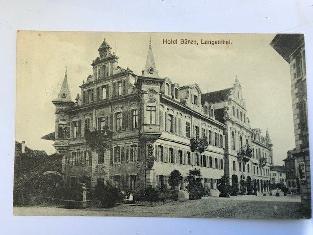 Cartoline postali: Langenthal, von 1912 – Usato da Niederscherli venduto da Lucia16