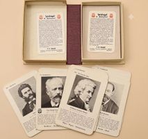 Altes Quartett-Spiel "Komponisten" (F.X.Schmid) Rarität