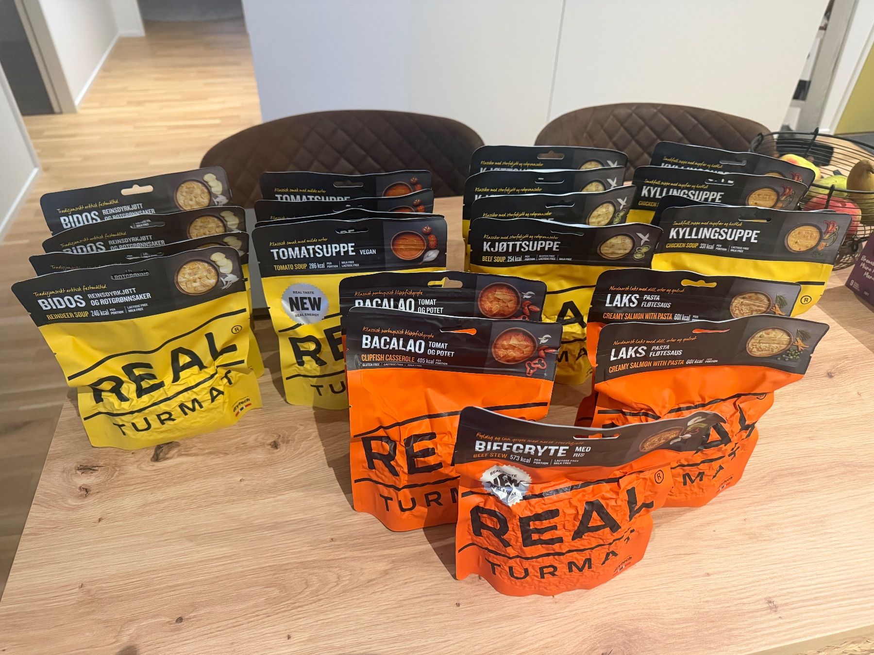 Lebensmittel & Spezialitäten: Real Turmat – 21 Portionen, 7 Sorten – Neu und originalverpackt aus Neuhausen am Rheinfall von Sirenita_