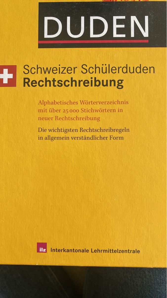 Libri: Schweizer Schülerduden Rechtschreibung – Usato da Teufen AR venduto da pas_h9qd