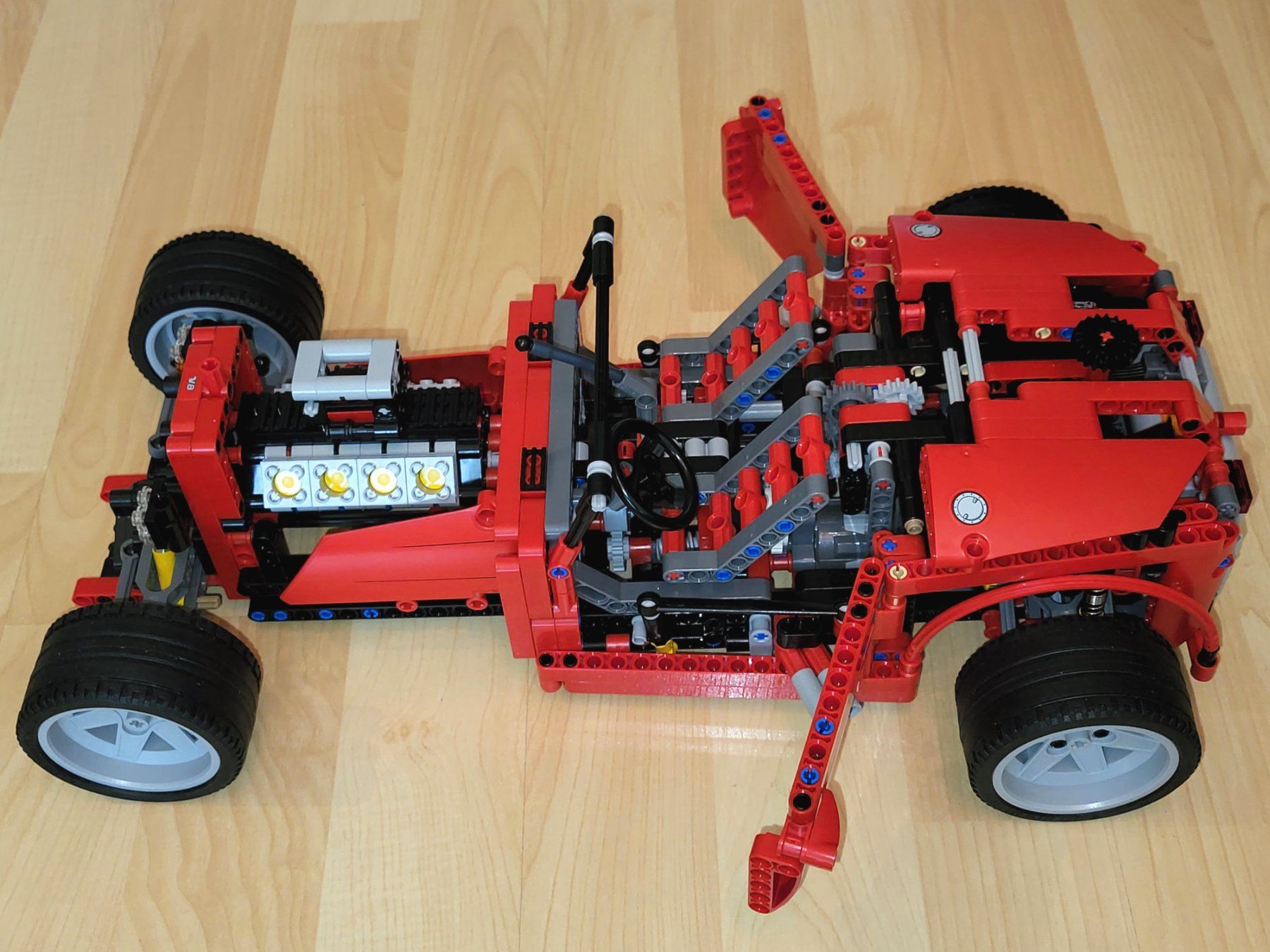 Lego Jeux de construction: Lego Technic #8070 Super-Car oder Hot-Rod 2-Bauarten möglich – D'occasion à Kaiseraugst par ReBu63 7