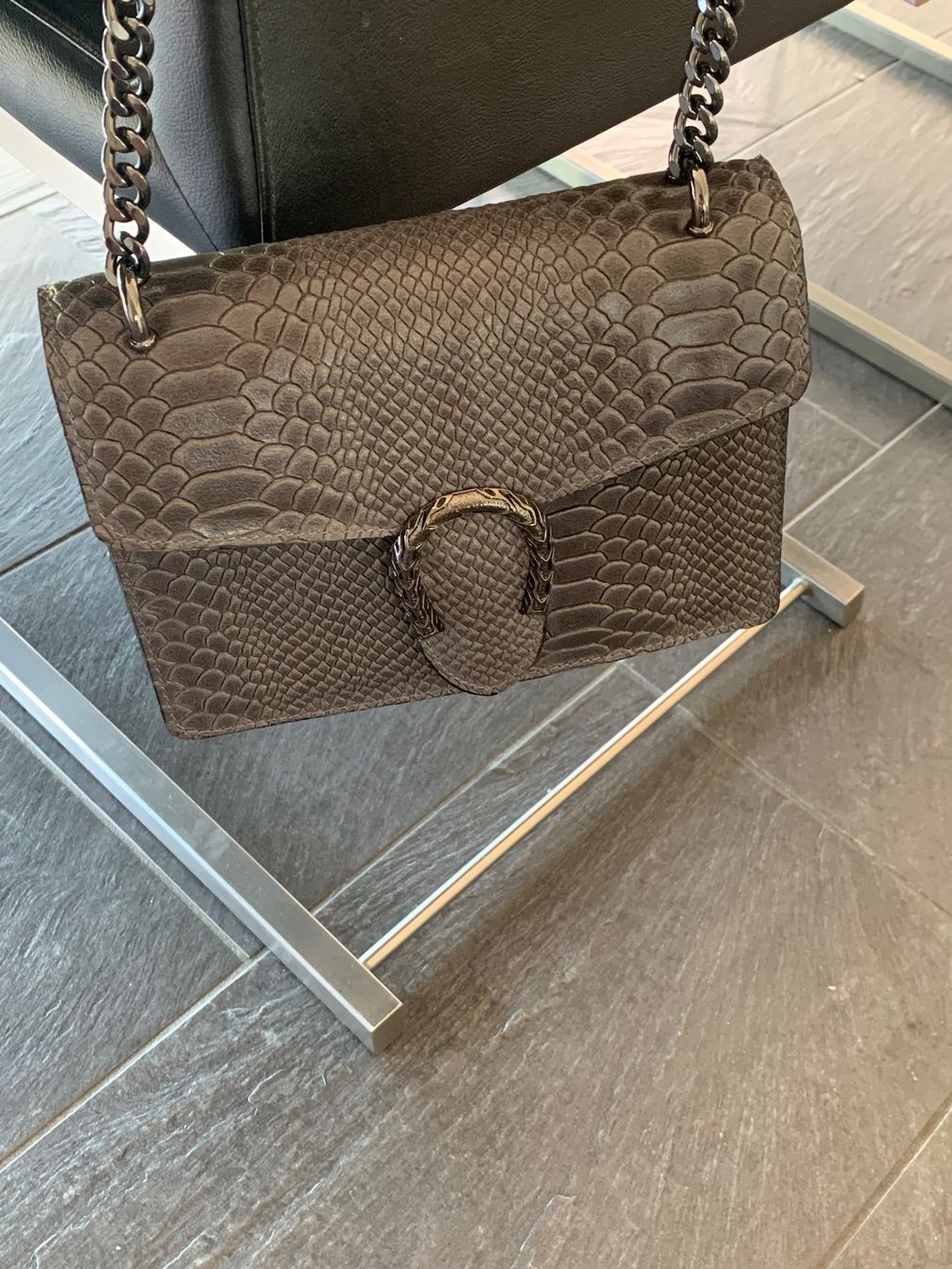 Borse da donna: Sac en cuir gris anthracite – Nuovo (secondo la descrizione) da Fully venduto da Sassa68 2