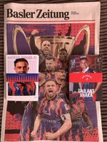 Fc Basel Autogrammkarten und BaZ Meisterausgabe