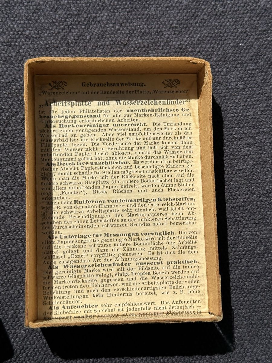 Teller: PTT stamp cleaning tray – Gebraucht aus Zürich von RatsTreasure 2