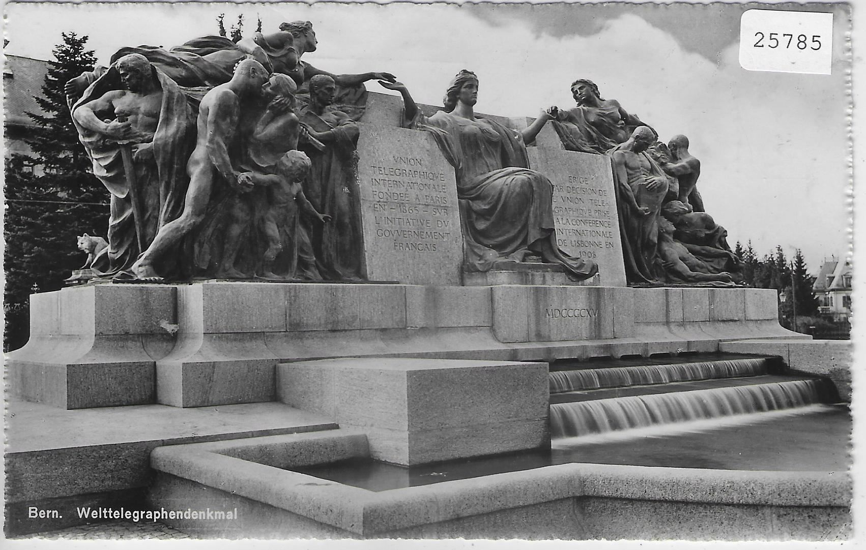 Foto & Immagini: Bern - Welttelegraphen-Denkmal – Antico da Ettingen venduto da Kartenplanet
