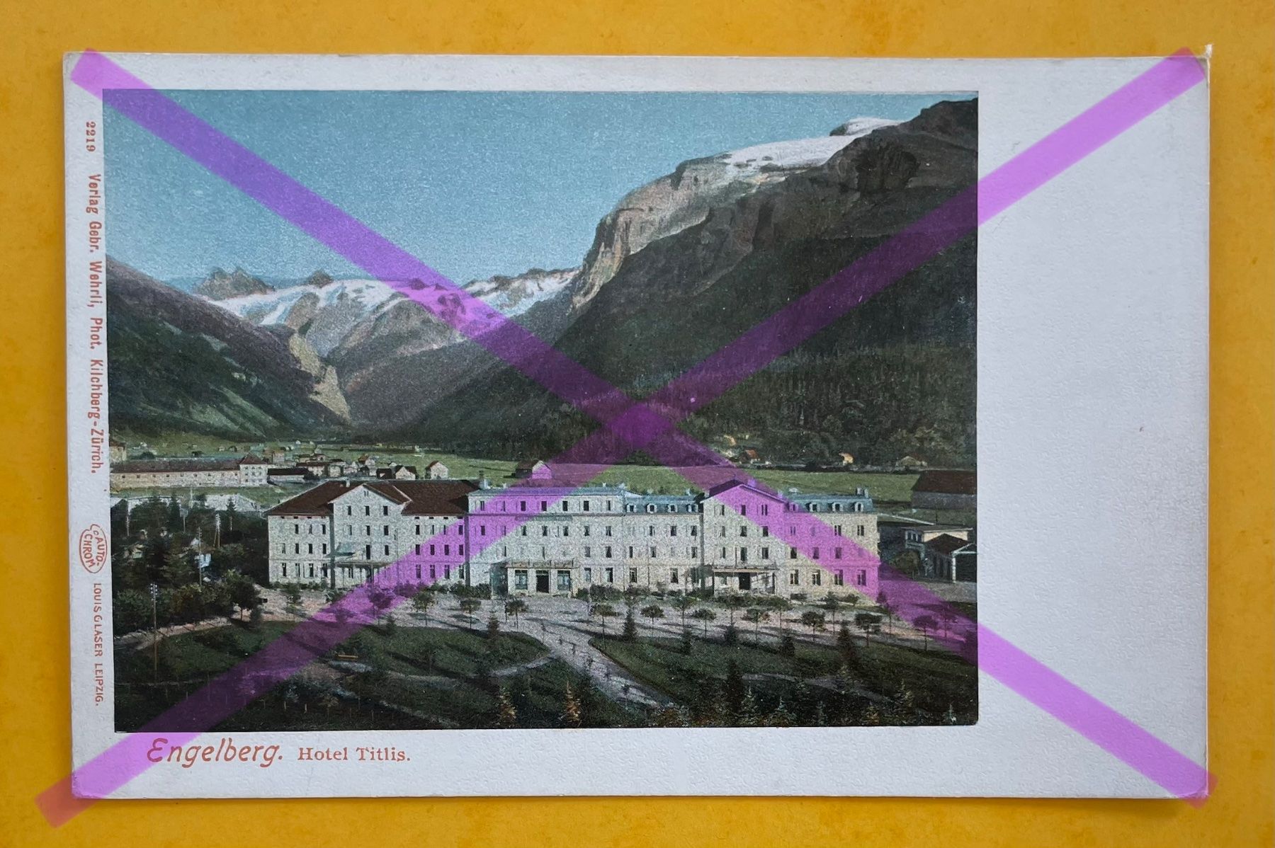 Cartoline postali: ENGELBERG - Hotel Titlis - ungelaufen – Usato da Mauren TG venduto da montis09